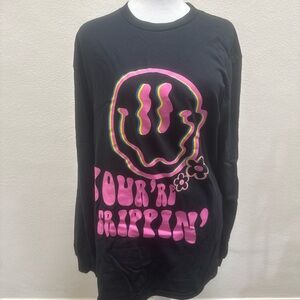 Fashion Nova Trippy Long Sleeve Shirt